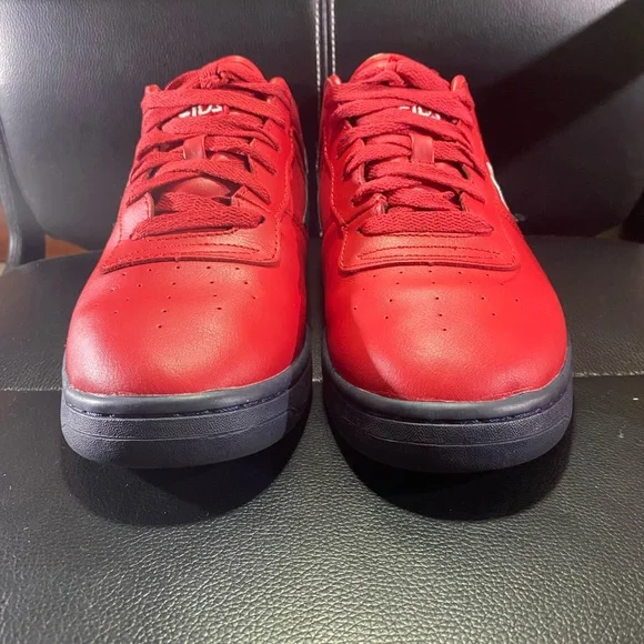 Fila Men's Bold Red Sneakers Size 10.5 - Picture 5 of 10